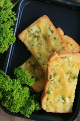 Bread garlic with butter