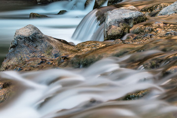 Close up of Zion National Park River 