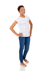 Fototapeta premium young african american woman standing