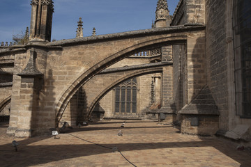 Fototapeta premium Cubiertas de la santa iglesia catedral de Sevilla, Andalucía