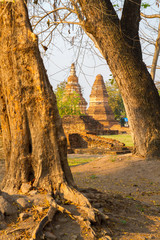 Sunrise in asian religious architecture