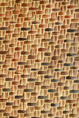 wood pattern of threshing basket.