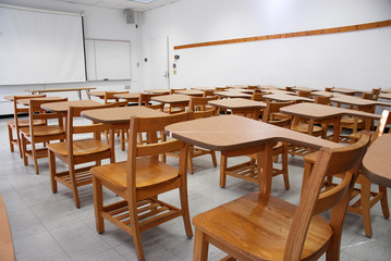 classroom in university
