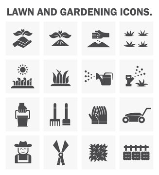 Gardening line icon