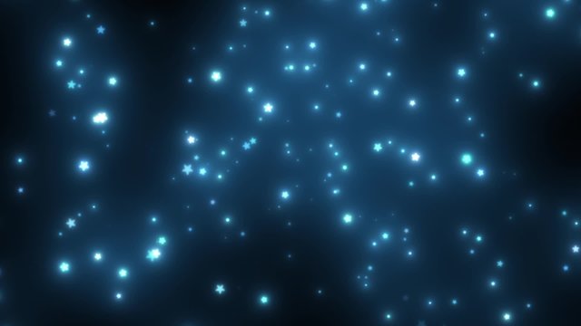 パーティクル空間　loop particles star