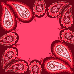 Bright frame, card
