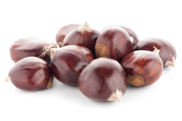 Chestnuts with shell