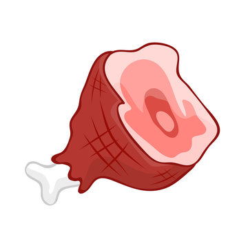 meat isolated illustration