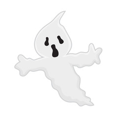cute ghost isolated illustration