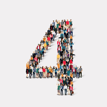  people form  number four