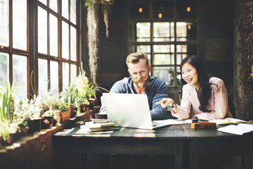 Business Team Meeting Brainstorming Working Concept