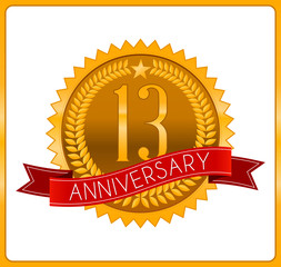 classic gold anniversary logo