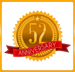 classic gold anniversary logo