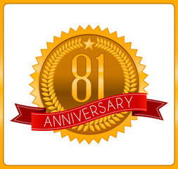 classic gold anniversary logo