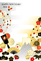 年賀状　2016