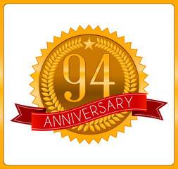 classic gold anniversary logo