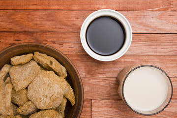 Food ingredients made from soy