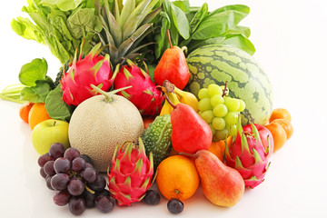 新鮮な野菜と果物