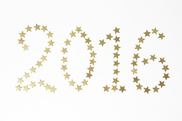 2016. New Year numbers