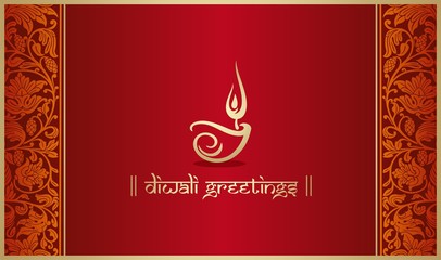 Oil lamp, Diwali greetings , royal Rajasthan, India © SIRIUS*