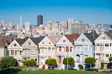 Alamo Square, San Francisco, California, USA