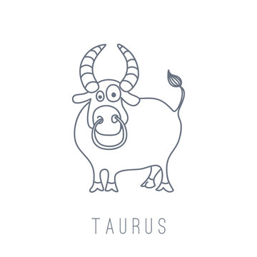 Illustration of the bull (Taurus)