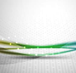 Obraz premium Colorful wave line, abstract background with light and shadow effects