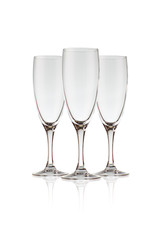beautiful crystal wine glass