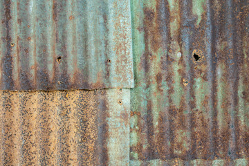 rust on the steel wall texture 