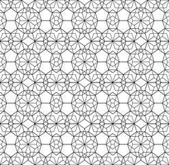 Vector modern seamless geometry pattern grid, black and white abstract geometric background, trendy print, monochrome retro texture, hipster fashion design