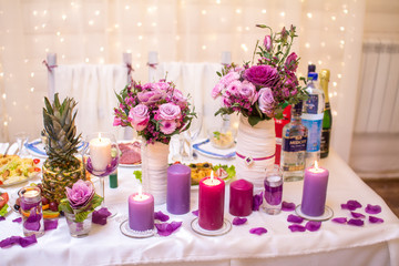 Obraz na płótnie Canvas Wedding Banquet Decoration