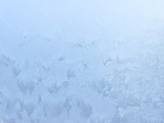 Ice pattern on frozen window seamless background