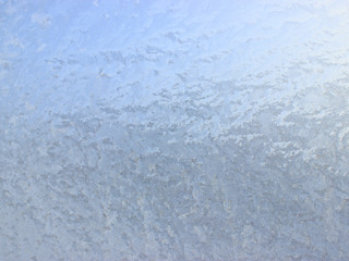 Ice pattern on frozen window seamless background