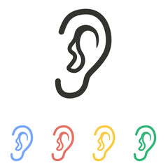 Ear   icon.