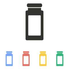 Medicine bottle  icon.