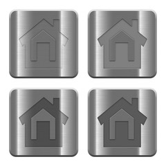 Metal Home buttons