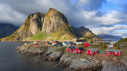 Reine fishing village in Lofoten Islands, Norway - obrazy, fototapety, plakaty