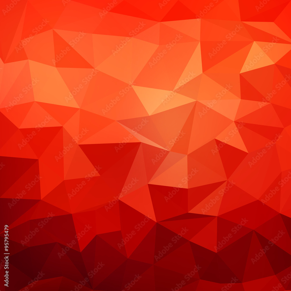 Poster Abstract red vector background