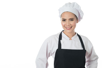 Asian Woman bakery chef