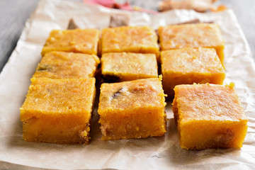 Dessert pumpkin bars