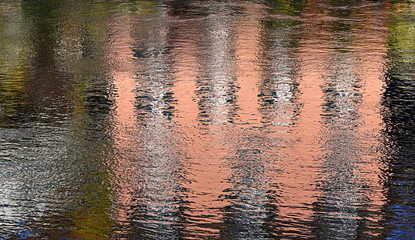 reflets sur l'eau