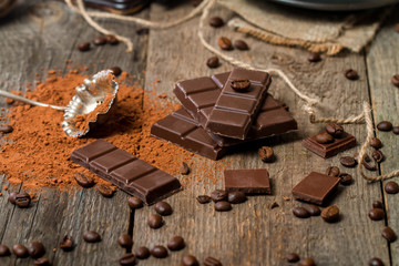 Cocoa Powder and Dark Chocolate