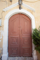 door of a house