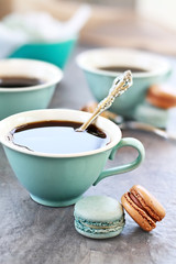 Coffee and Macarons