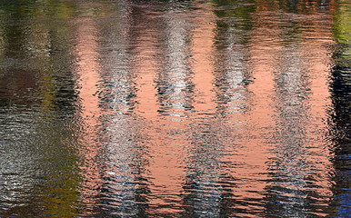 reflets sur l'eau