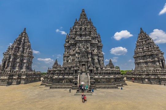 Prambanan temple near Yogyakarta on Java island, Indonesia