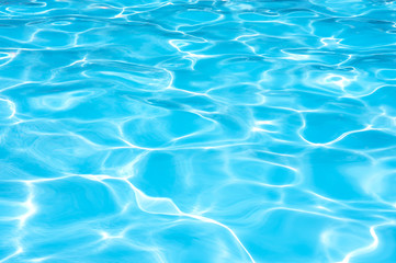 Fototapeta na wymiar Clean and Bright Water in swimming pool