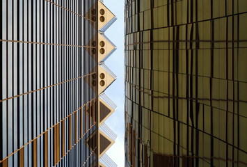 Detail of modern architecture in Tokyo, Asakusa