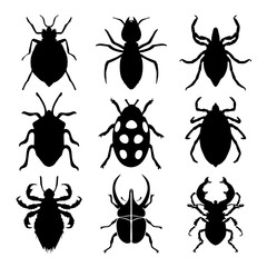 Insects Silhouettes