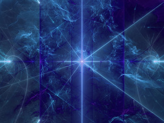 Abstract digitally generated blue background